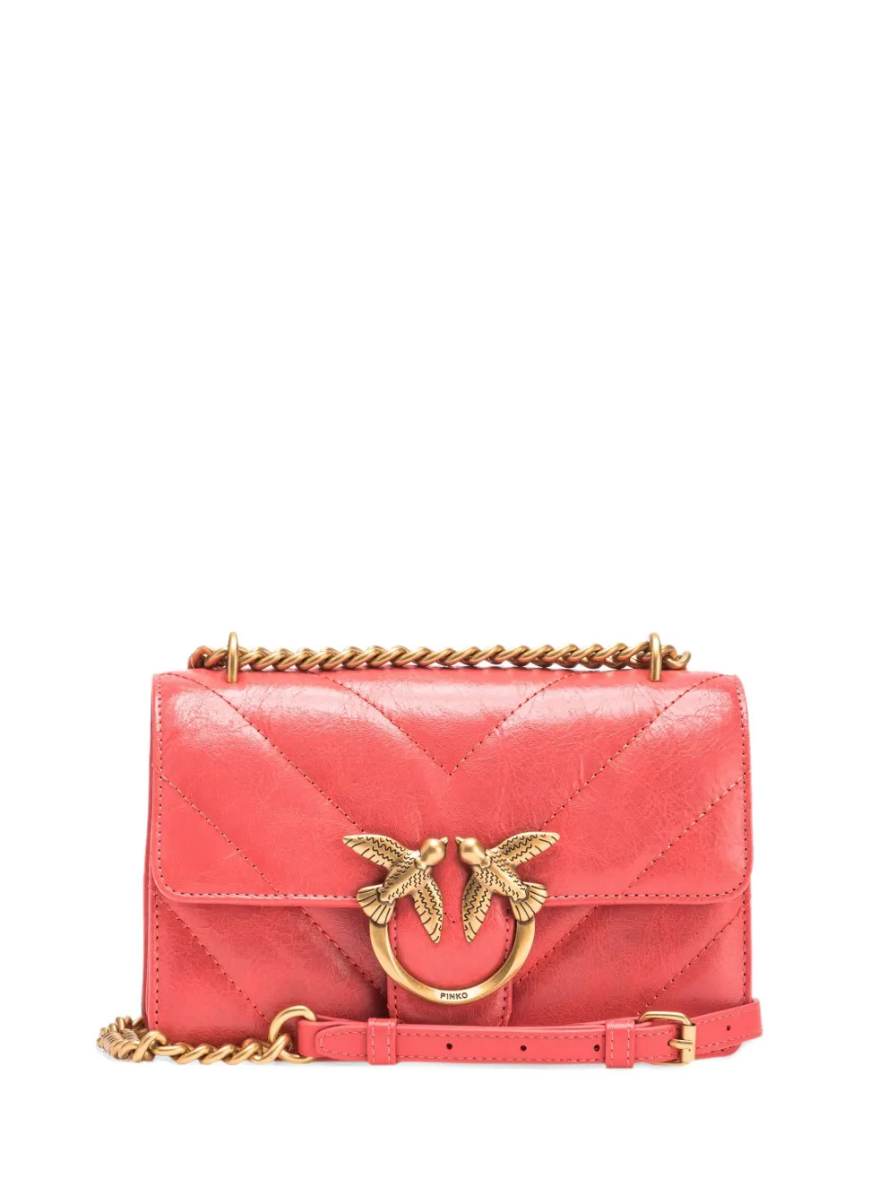 PINKO Love Puff Classic Cross Body Bag | Red | FARFETCH | Farfetch Global
