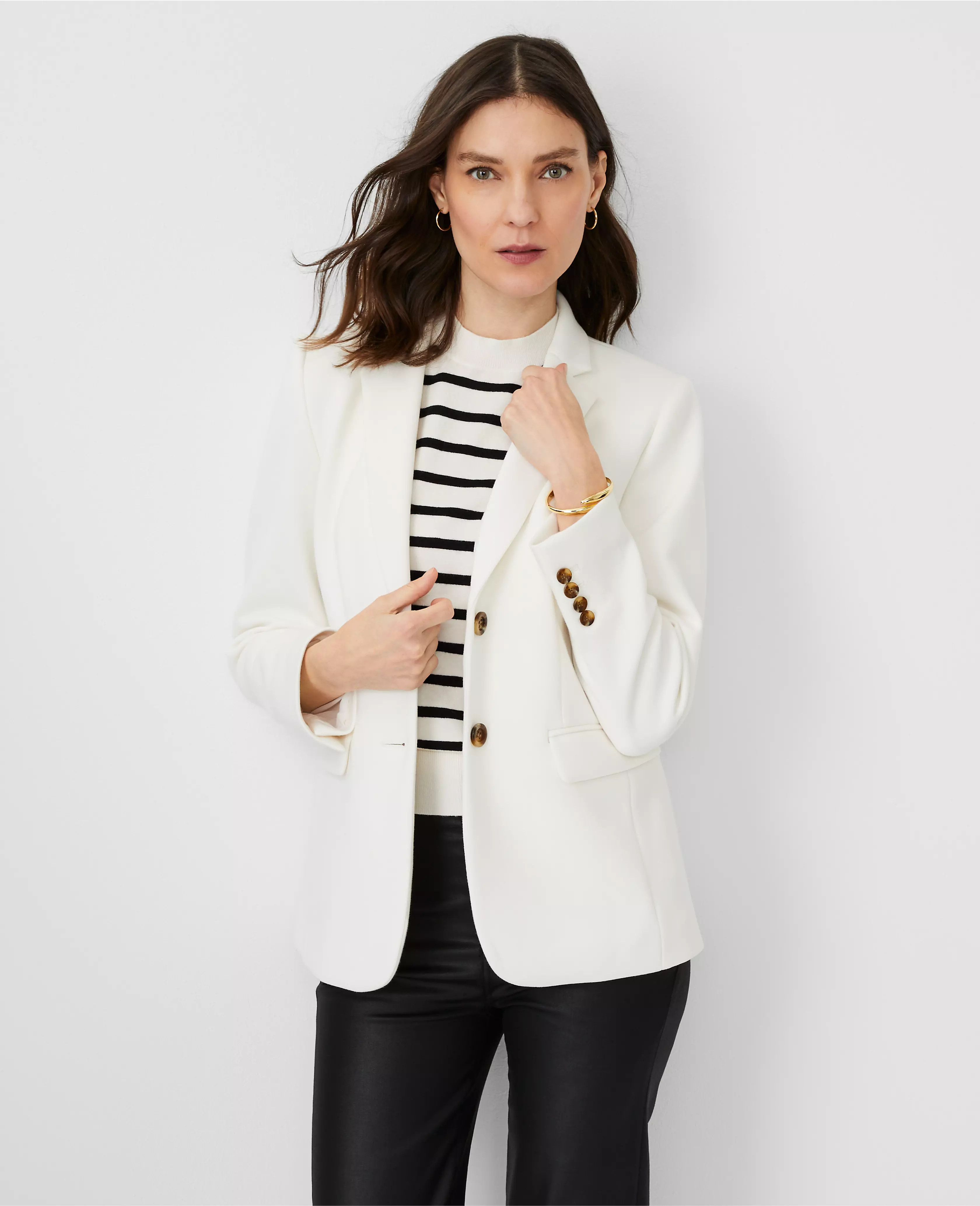 The Greenwich Blazer in Pique | Ann Taylor (US)
