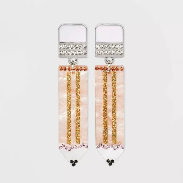 SUGARFIX by BaubleBar Pencil Drop Earrings - Yellow | Target