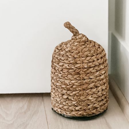 This woven seagrass doorstop feels like such a hidden gem! So simple and classic in style as well as sturdy enough to hold our heavier exterior doors open (without being too heavy to lift)! The little loop on top makes it easy to move around. I love when form meets function. 🤝🏼

#LTKhome