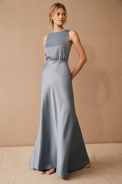 Beckett Satin Charmeuse Maxi Dress | BHLDN