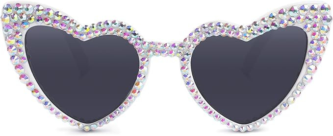 YOGFIT Heart Sunglasses for Women Fashion Classic Love Eye Protection Sunglasses Vintage Cute Hea... | Amazon (US)