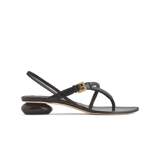 Neil J. Rodgers Eddie Sandal in Black Nappa at Nordstrom, Size 37 | Nordstrom