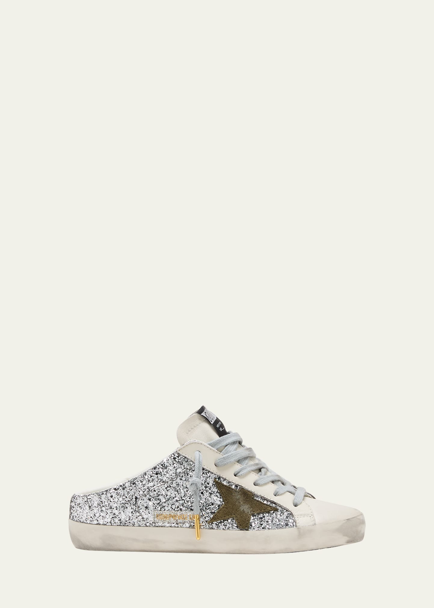 Golden Goose Superstar Sabot Glitter Slide Sneakers | Bergdorf Goodman