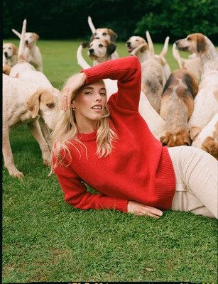 Cornwall Jumper: Wool, Red | With Nothing Underneath