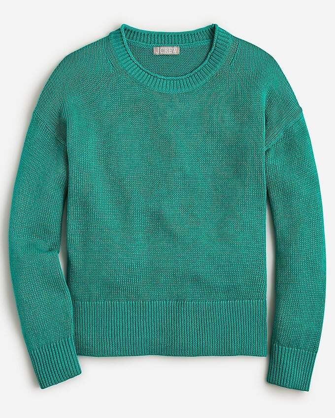 Relaxed cotton-linen blend beach sweater | J. Crew US