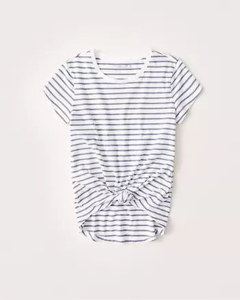 Knotted Crew Tee | Abercrombie & Fitch US & UK