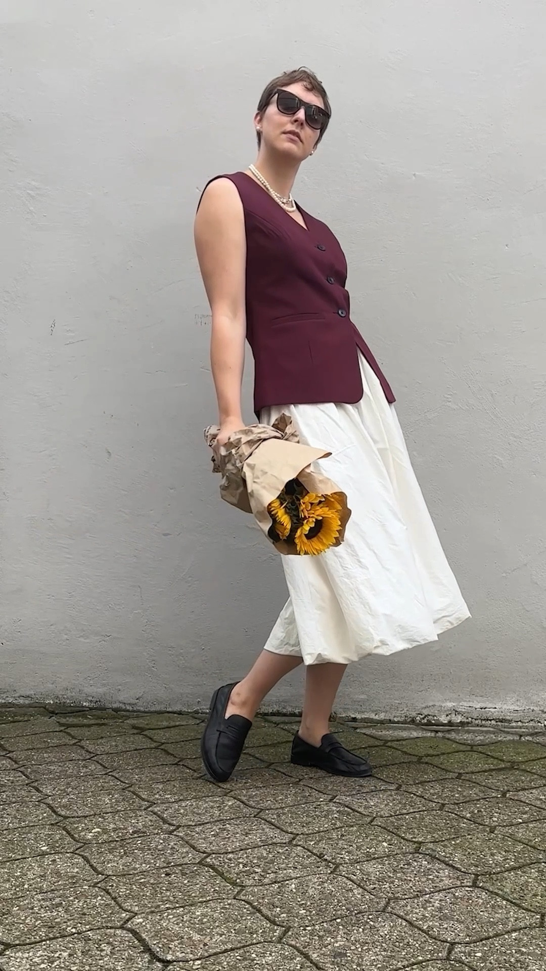 Weekend with the Capsule Wardrobe - unexpectedly summery weather! #balloonskirt #vest #sunflowers 

#LTKautumn #LTKdeutschland #LTKeurope