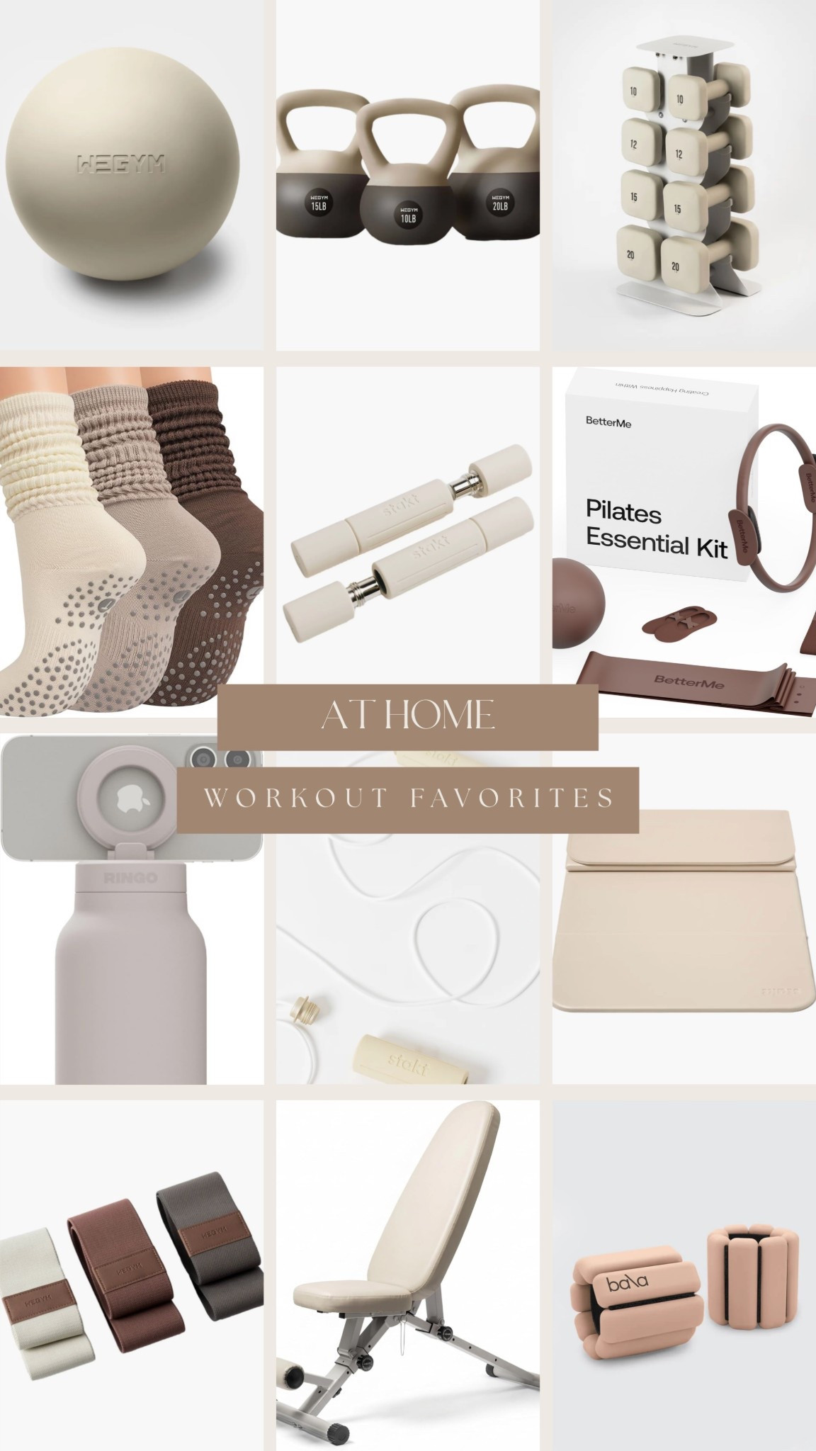 at home workout favorites! 

At home workouts, home workout equipment, workout must haves

#LTKActive