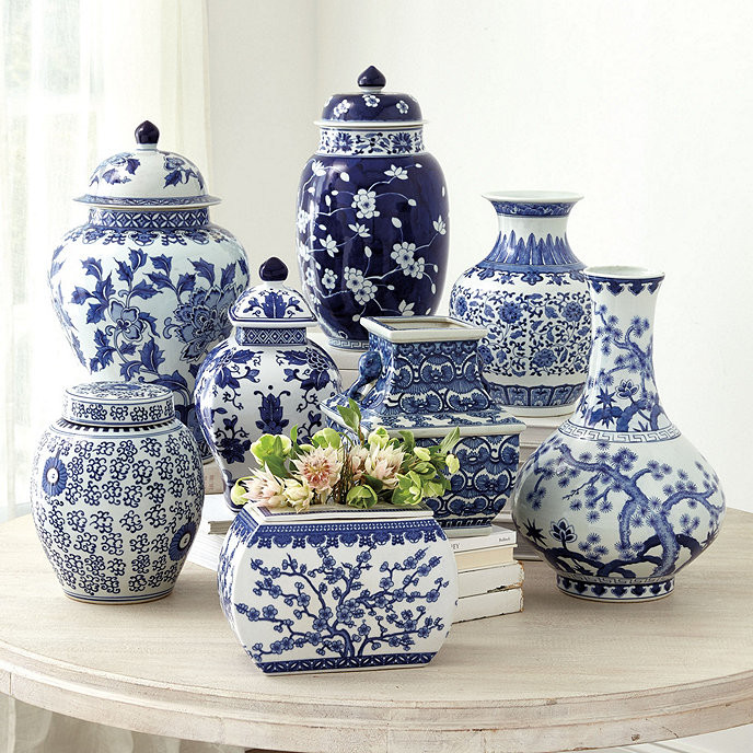 Blue & White Chinoiserie Vase Collection | Ballard Designs, Inc.