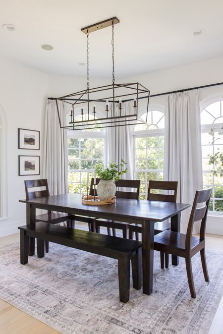 Kitchen table, dining table, breakfast room, curtains, drapes, hardware, curtain hardware

#LTKhome #LTKstyletip #LTKfamily