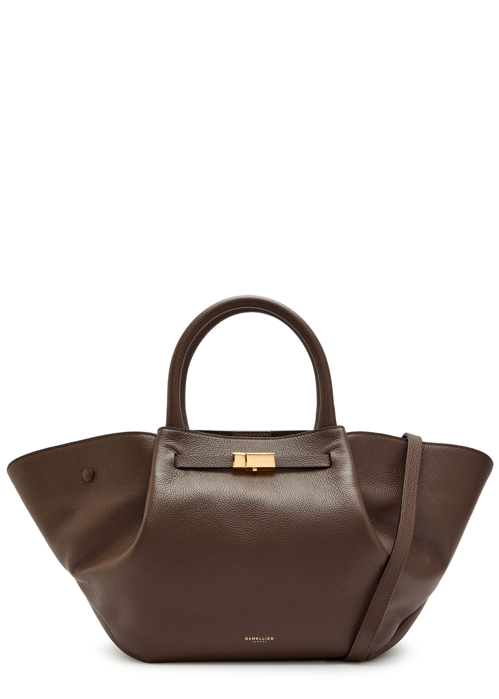 New York midi grained leather tote | Harvey Nichols