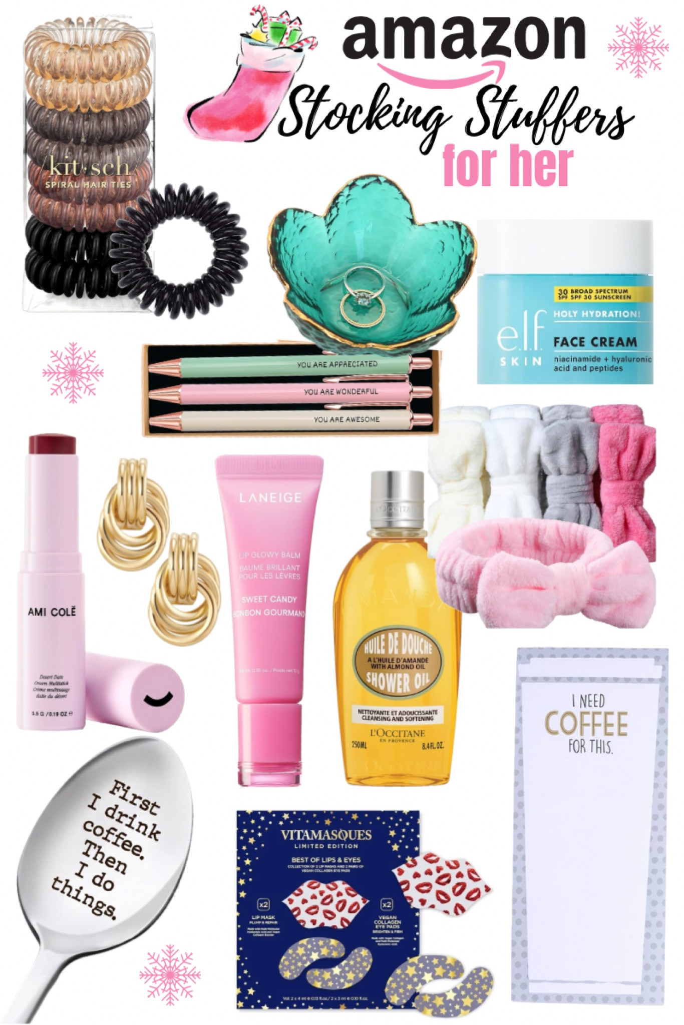 All the cutest stocking stuffers for her. Christmas gifts for her 

#LTKGiftGuide #LTKHoliday #LTKCyberWeek