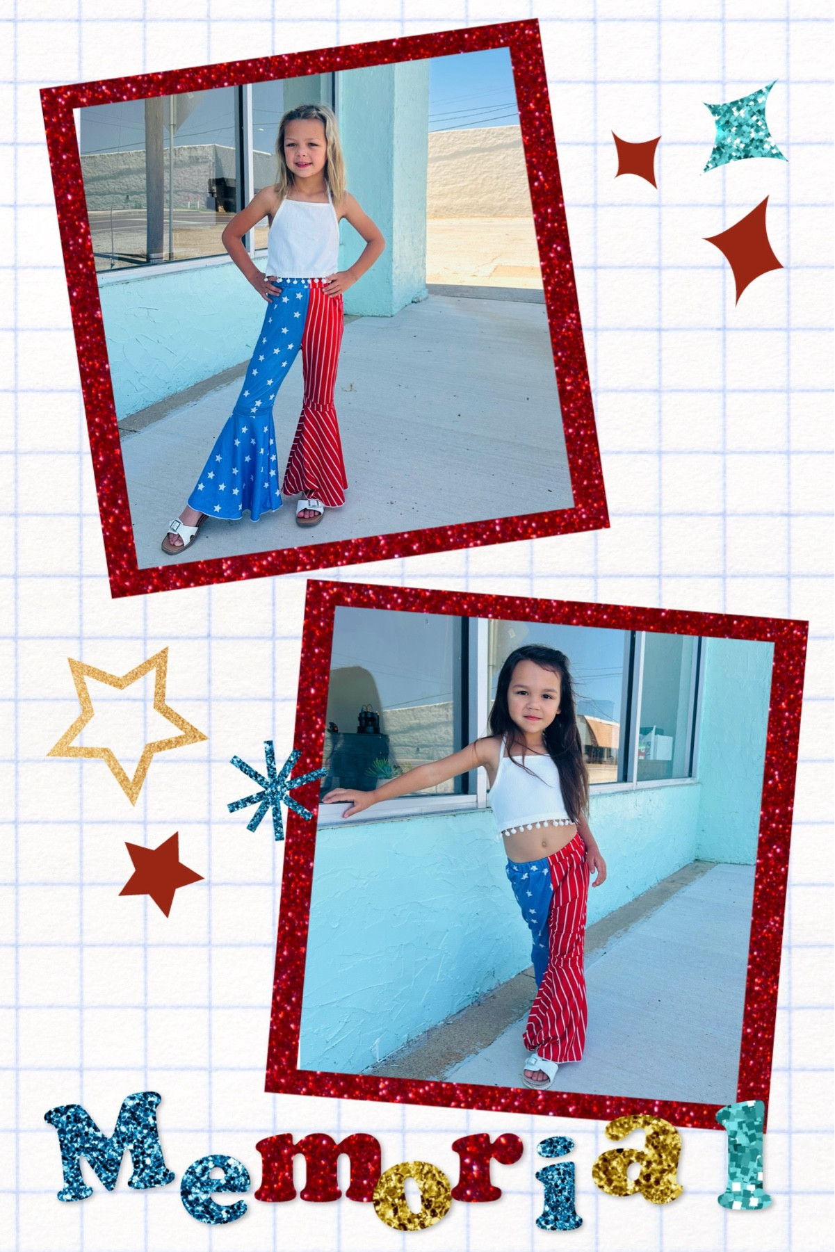 Happy Memorial Day 🇺🇸✨

#memorialdayoutfit #kidsfashion #bellbottoms #americanflagbellbottoms 

#LTKSeasonal #LTKFindsUnder50 #LTKKids