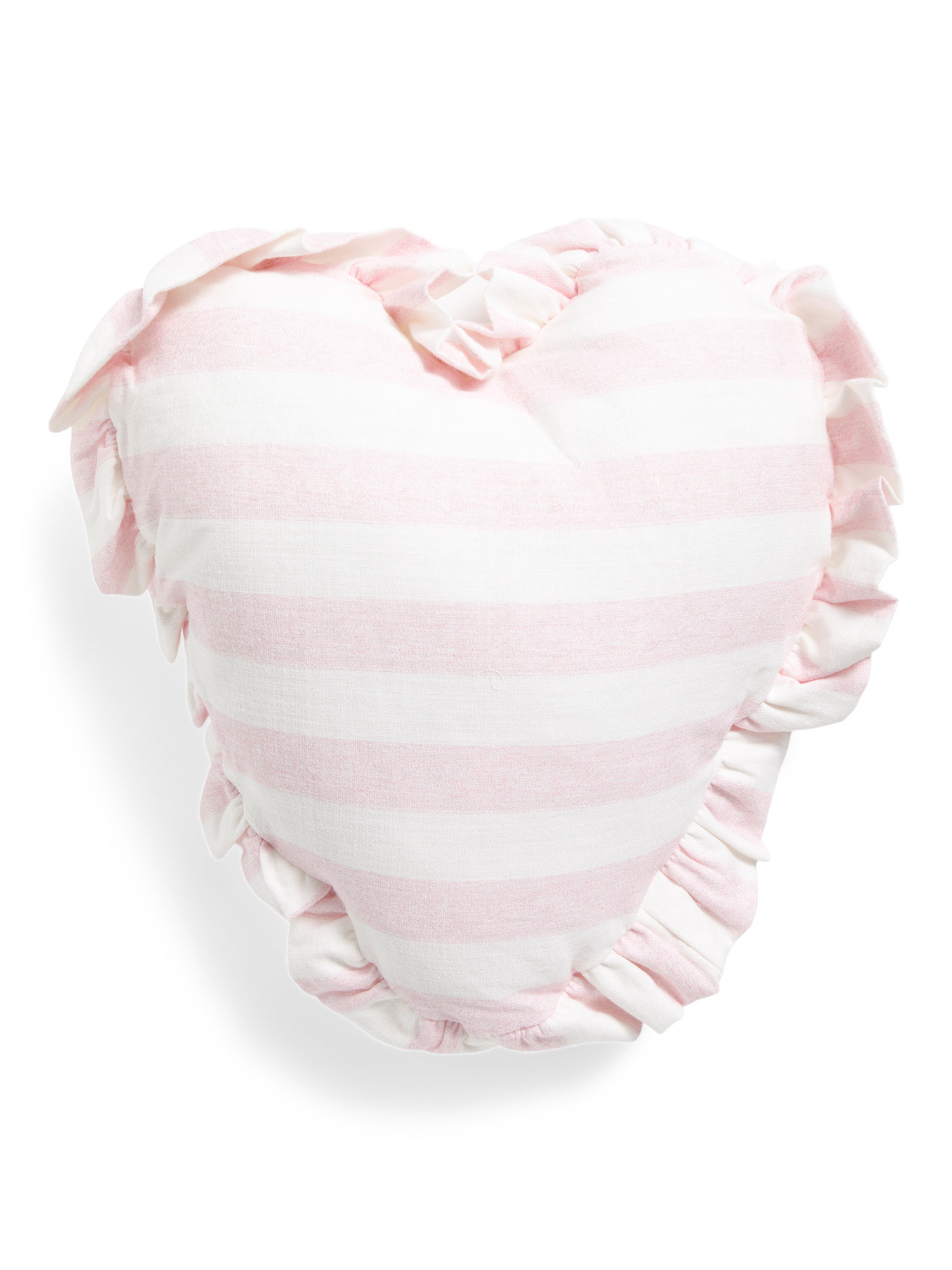 16x16 Stripe Heart Ruffle Pillow | Home | Marshalls | Marshalls