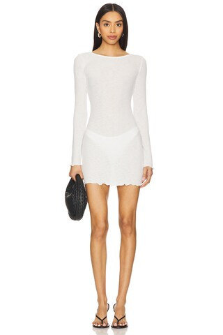 lovewave The Lenai Mini Dress in White from Revolve.com | Revolve Clothing (Global)
