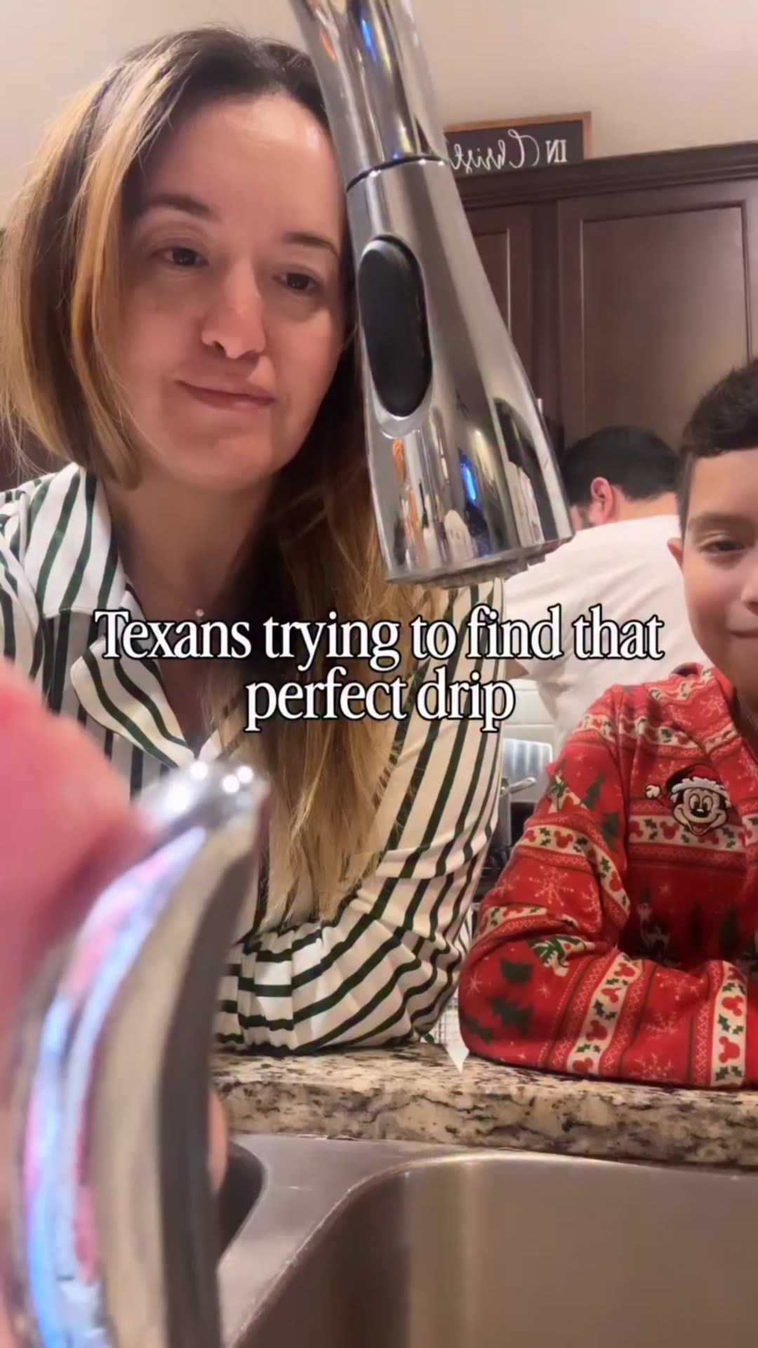 Me adjusting the faucet drip like I’m diffusing a bomb 🥶💧
Too fast = water bill
Too slow = pipe disaster
Texas moms understand the assignment 

#winterstorm #texasfreeze #freeze #northtexas #relatablereels