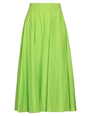 Haveone Woman Midi skirt Lime green Size XS Cotton | YOOX (US)