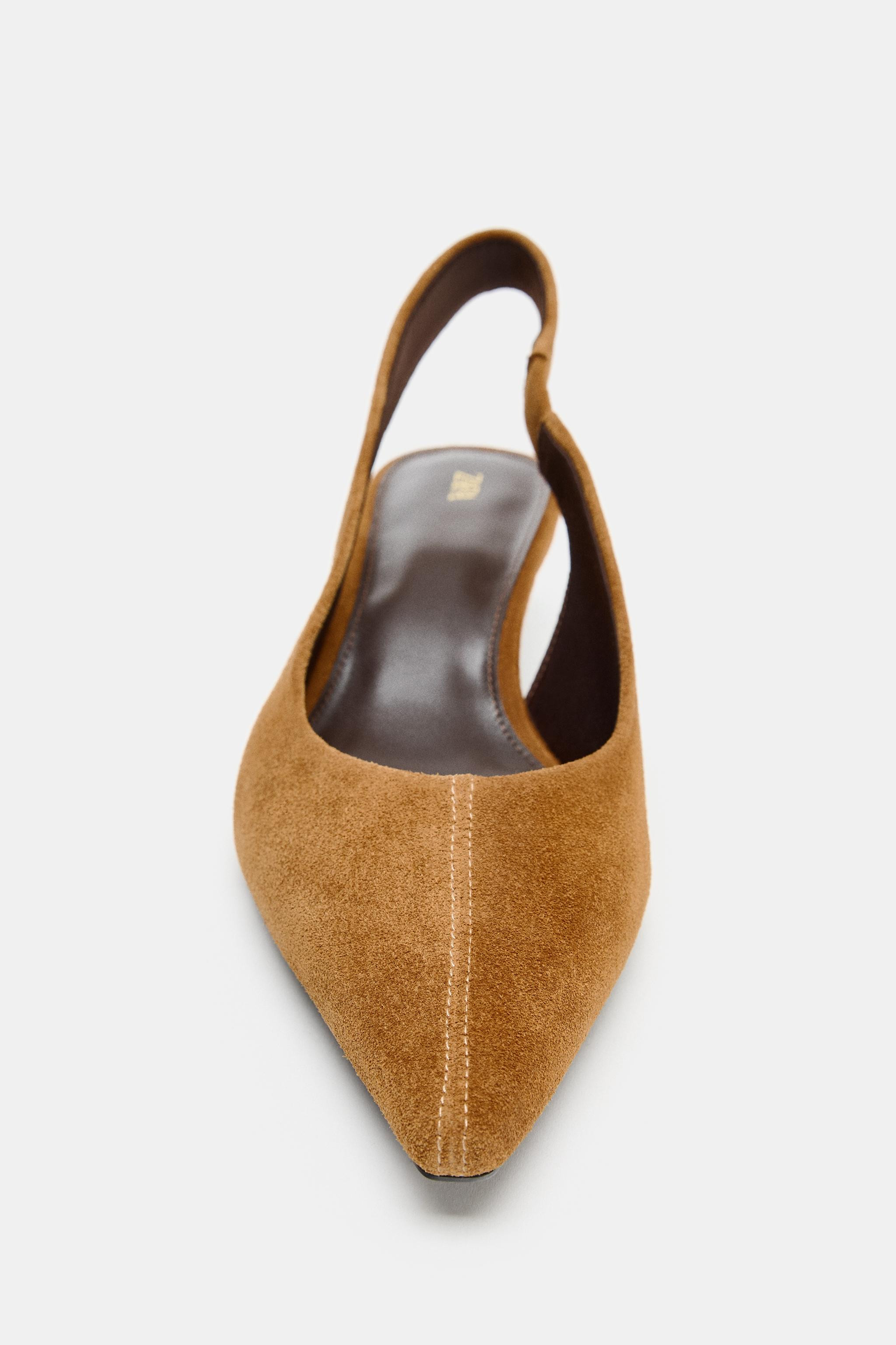 SLINGBACK AUS SPALTLEDER | Zara DE