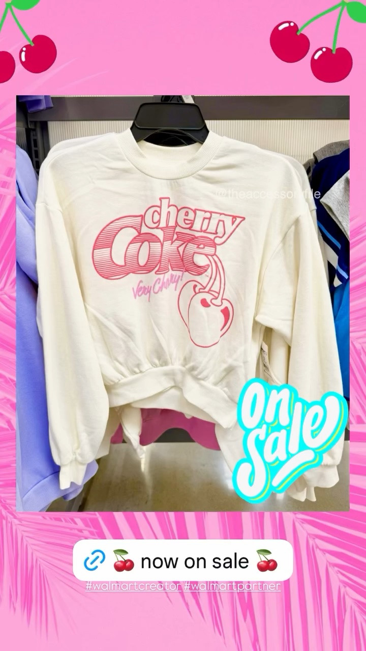 Adorable cherry coke sweatshirt now on major sale!

Walmart finds, Walmart style, Walmart fashion, Walmart deals @walmart

#LTKSaleAlert