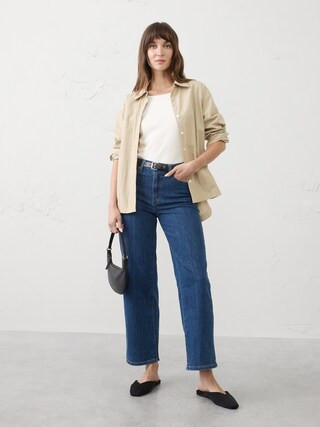 Straight High-Rise Jean | Banana Republic Factory