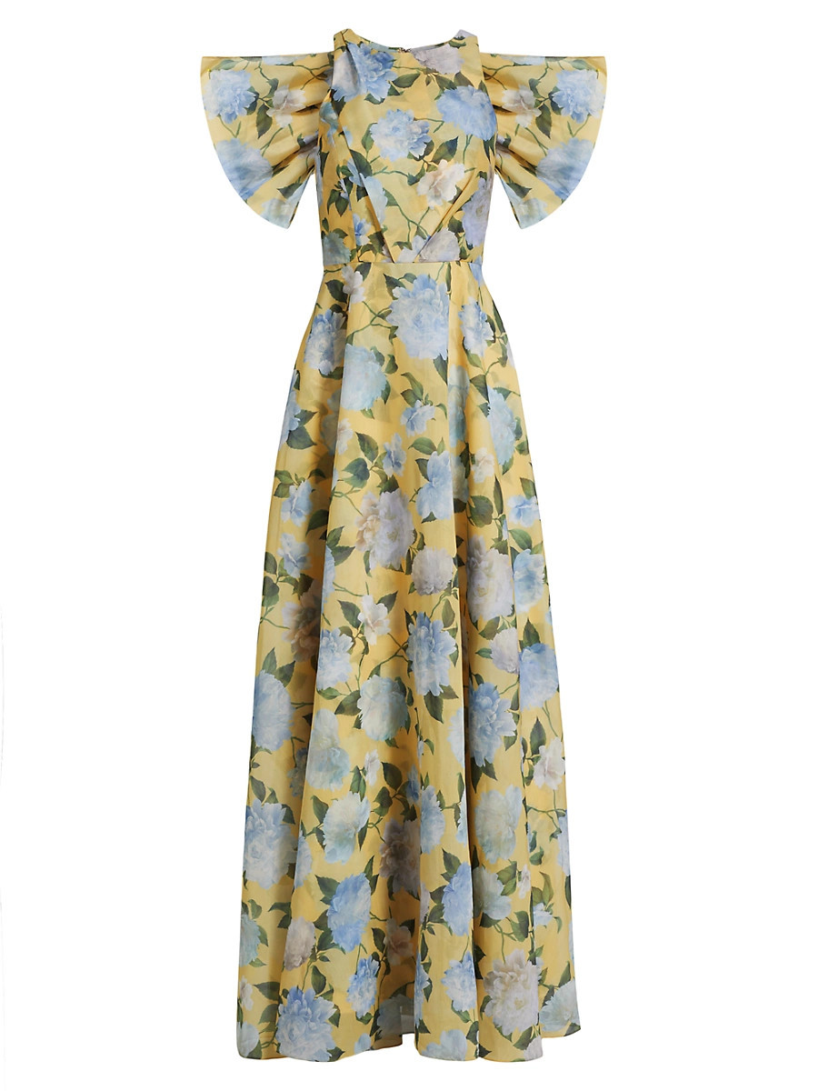 Women's Kate Floral Gown - Sun Sea Peonies - Size 14 | Saks Fifth Avenue