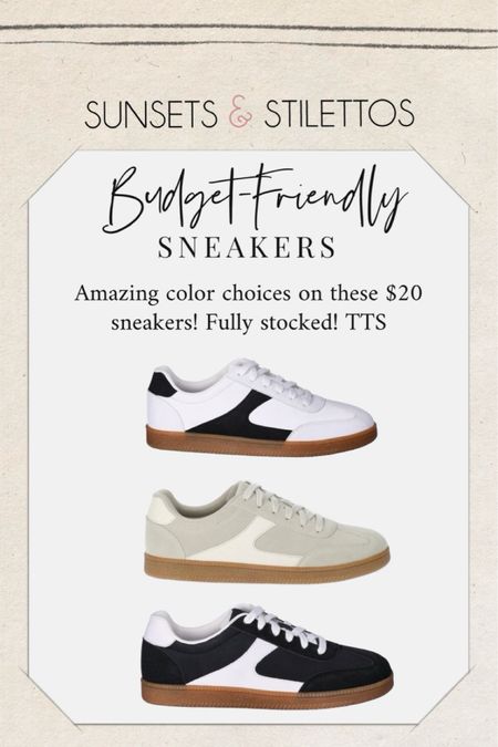 Budget friendly sneakers available in so many colors! Great as a staple for your summer outfits!

#LTKShoeCrush #LTKStyleTip #LTKTravel