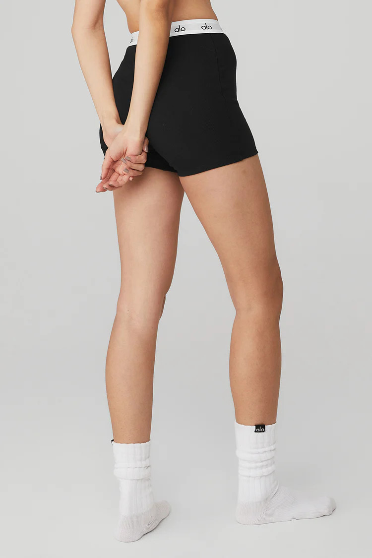 Icon Ribbed Boyshort | Alo Yoga