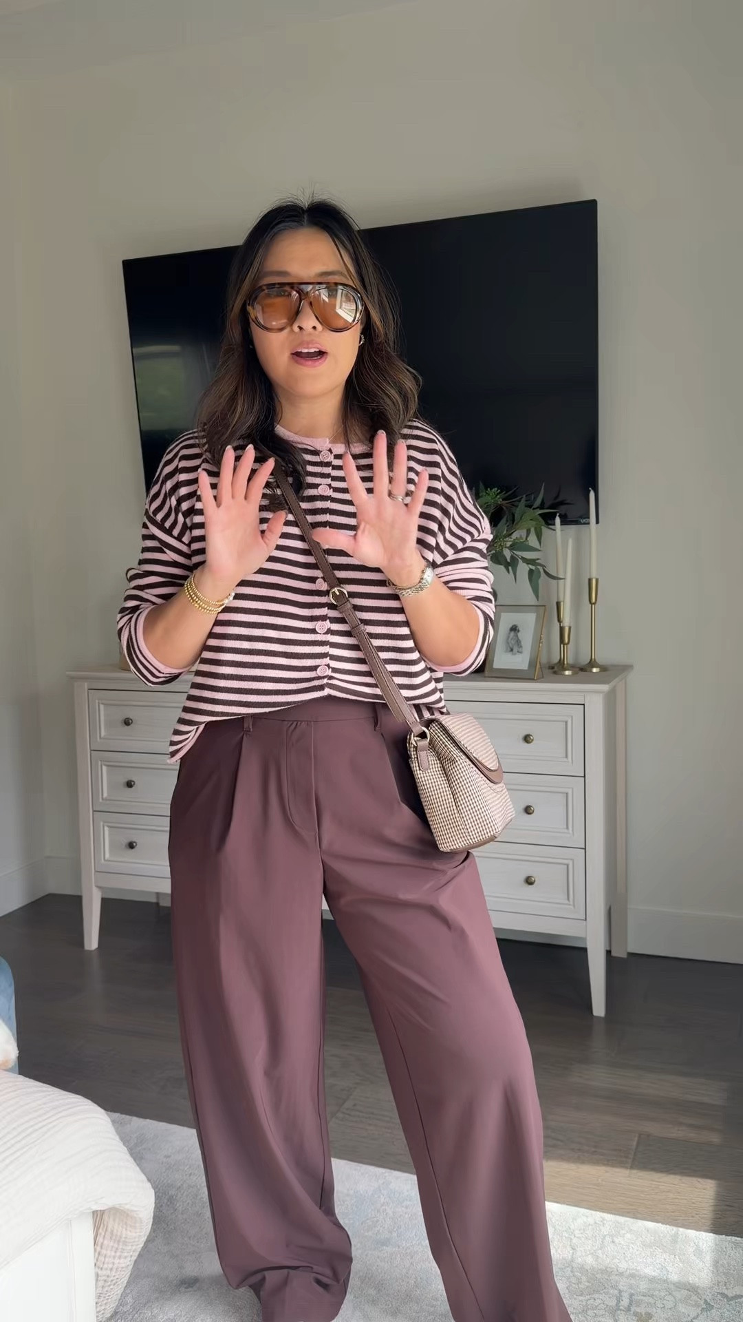Kohls fall fashion // casual trouser // striped cardigan 

Medium in both

#LTKootd #LTKSeasonal #LTKOver40