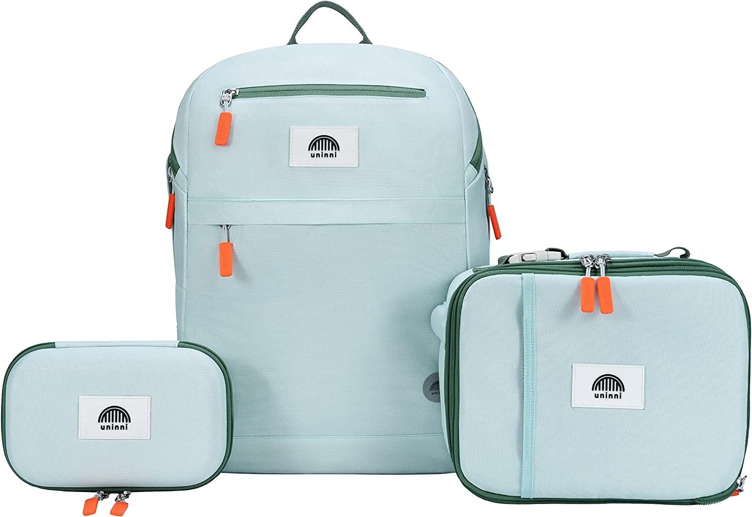 uninni Kids Backpack Set with Insulated Lunch Bag and Cute Pencil Case - Mint - Walmart.com | Walmart (US)