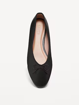 Faux-Leather Ballet Flats | Old Navy (US)