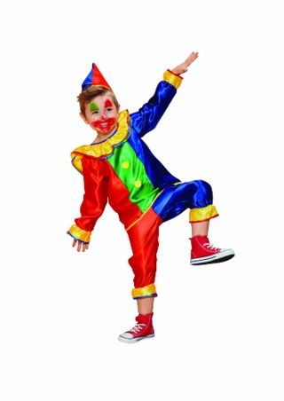 Northlight Red and Yellow Clown Boy Child Halloween Costume - Medium | Kroger