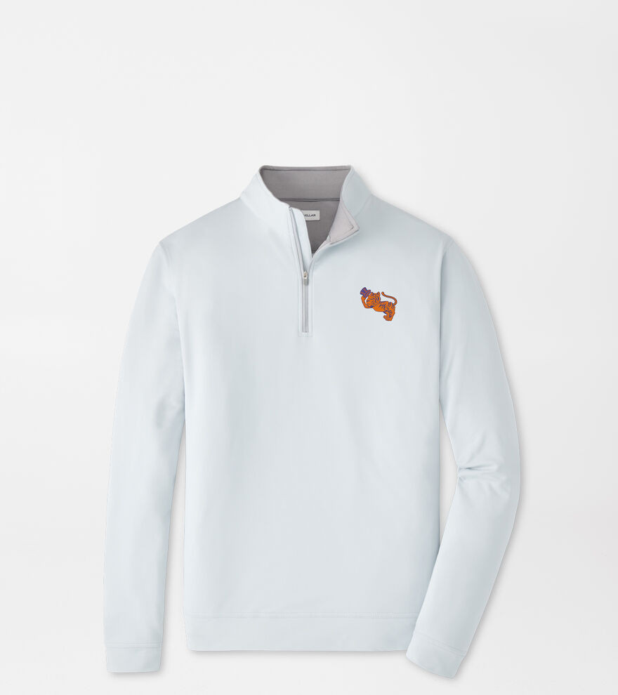 Clemson Vault Perth Performance Quarter-Zip | Peter Millar
