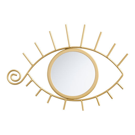 Gold Metal Evil Eye Wall Mirror by World Market | World Market