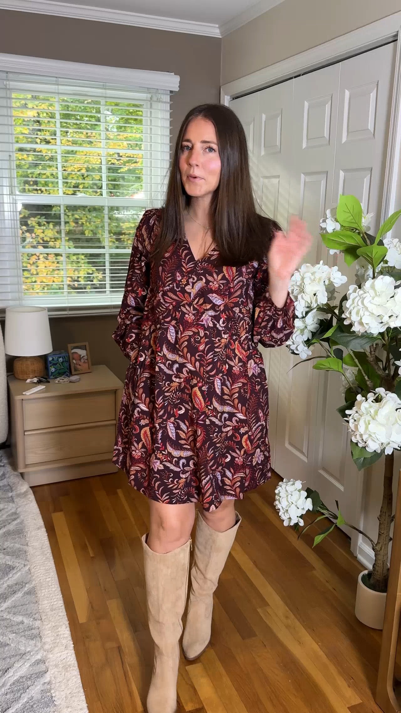 Loveee this little Fall dress!! Wearing size small  

 #LTKootd