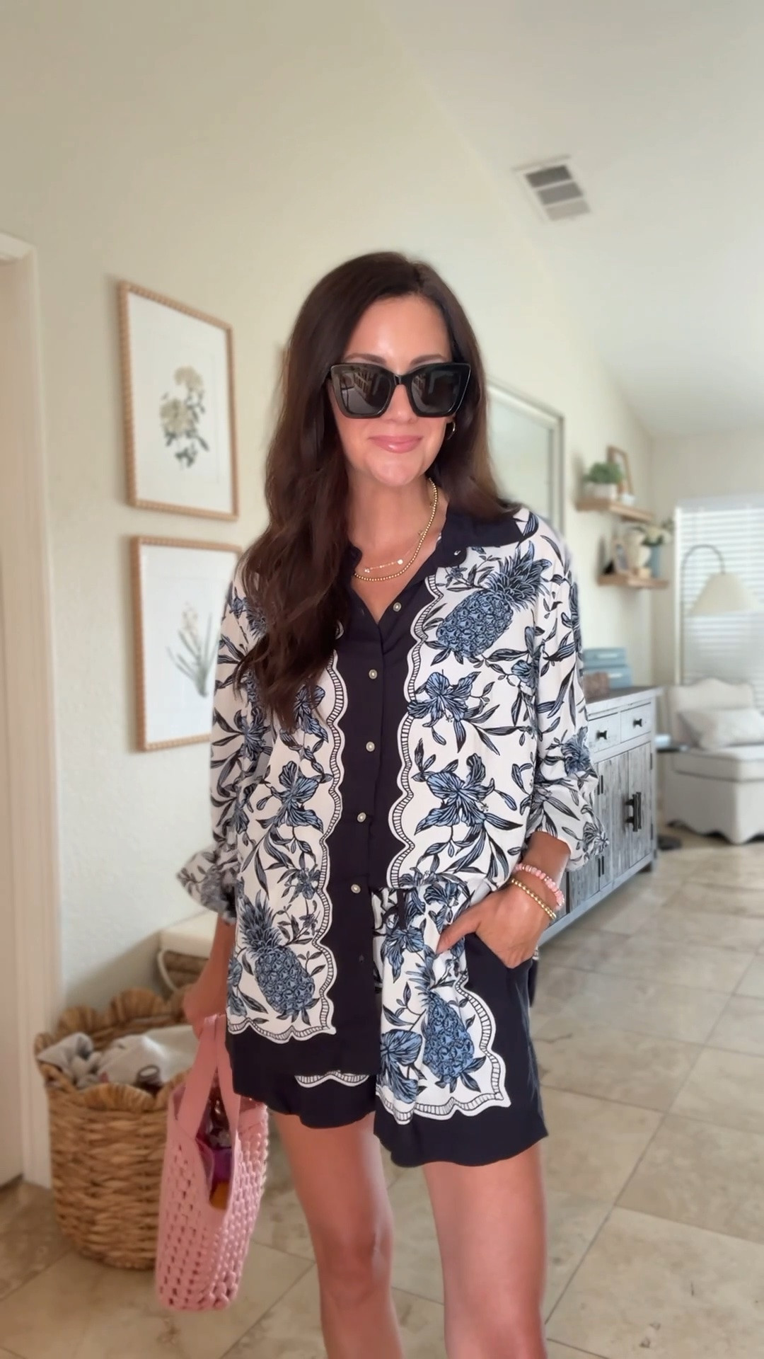 Walmart matching set that looks & feels like Anthropologie 😍 wearing a small in both! Perfect elevated summer set!

#LTKootd #LTKgrwm #LTKSeasonal