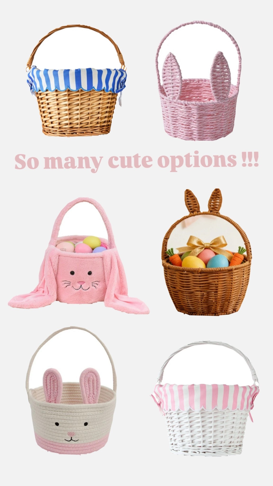 So may cute Easter Baskets at Walmart!!!

#LTKmomlife #LTKSeasonal #LTKKids