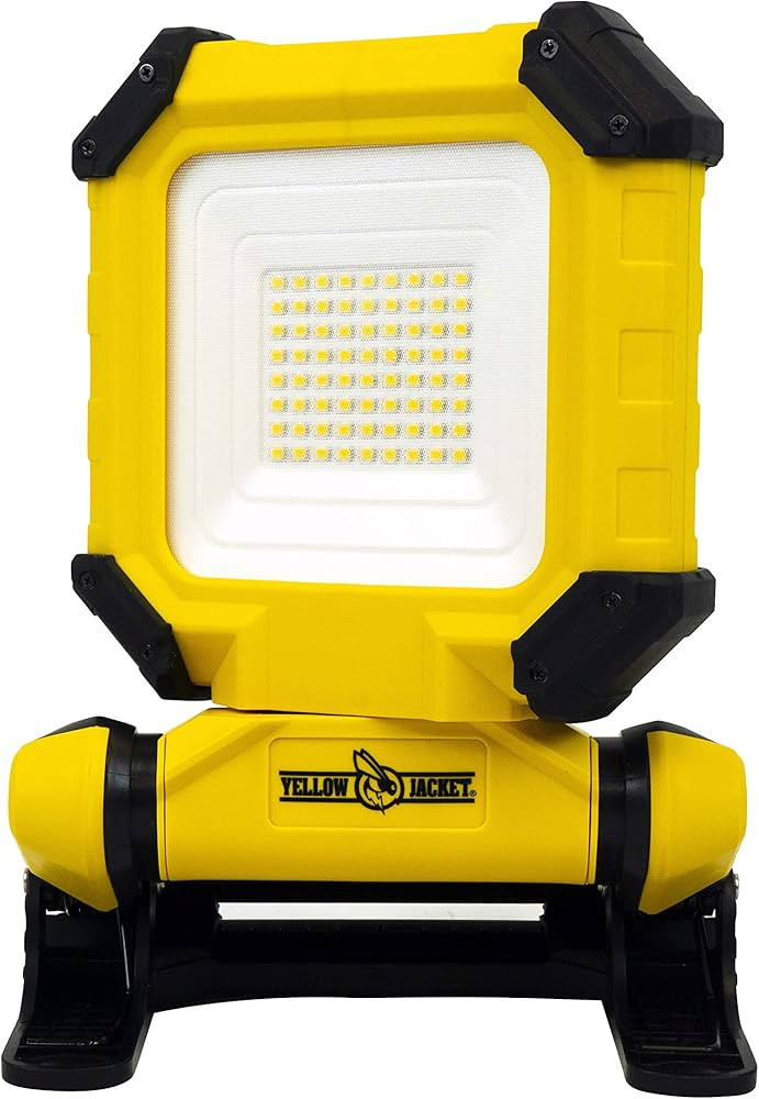 Yellow Jacket CL1170R 1700 Lumen LED Rechargeable Clamping Work Light with 360 Degree Rotating He... | Amazon (US)