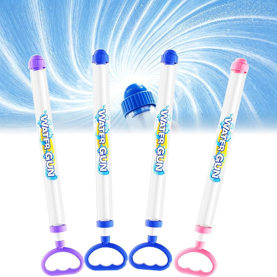 4PCS Firework Water Gun for Kids & Adults, Firework Style Water Squirter High Pressure Pull-Out W... | Amazon (UK)