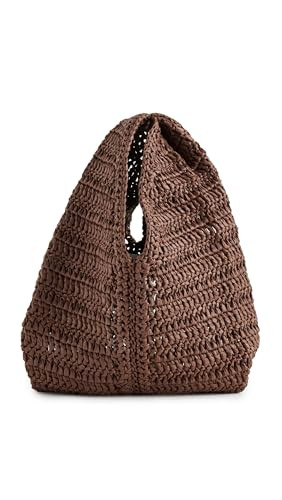 ALC Women's Simone Raffia Bag, Chocolate, One Size | Amazon (US)