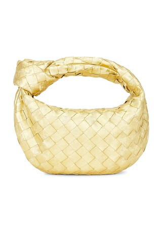 Bottega Veneta Mini Jodie Bag in Gold - Metallic Gold. Size all. | FWRD 
