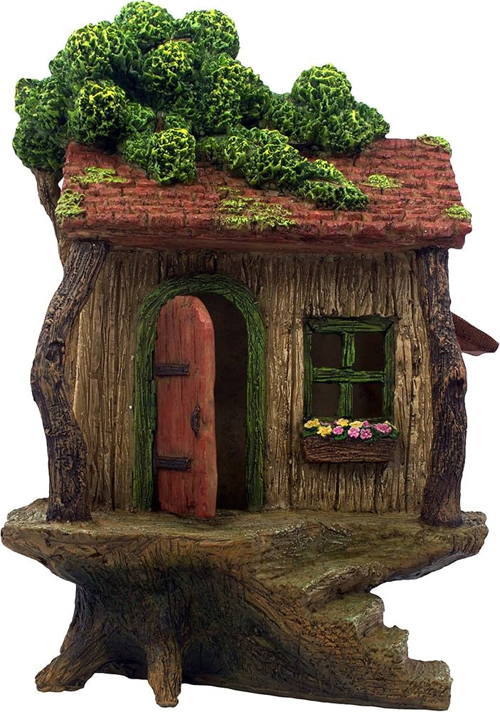 PRETMANNS Fairy Garden House – Fairy House for Outside – 9” High with Door That Opens – S... | Amazon (US)
