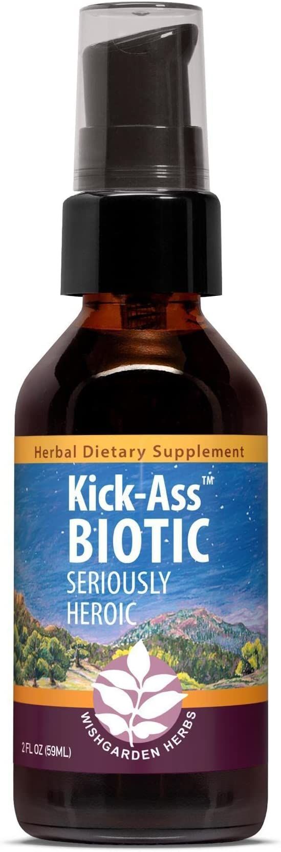 WishGarden Herbs Kick-Ass Biotic - Healthy Immune System Liquid Tincture, Herbal Immune Support D... | Amazon (US)