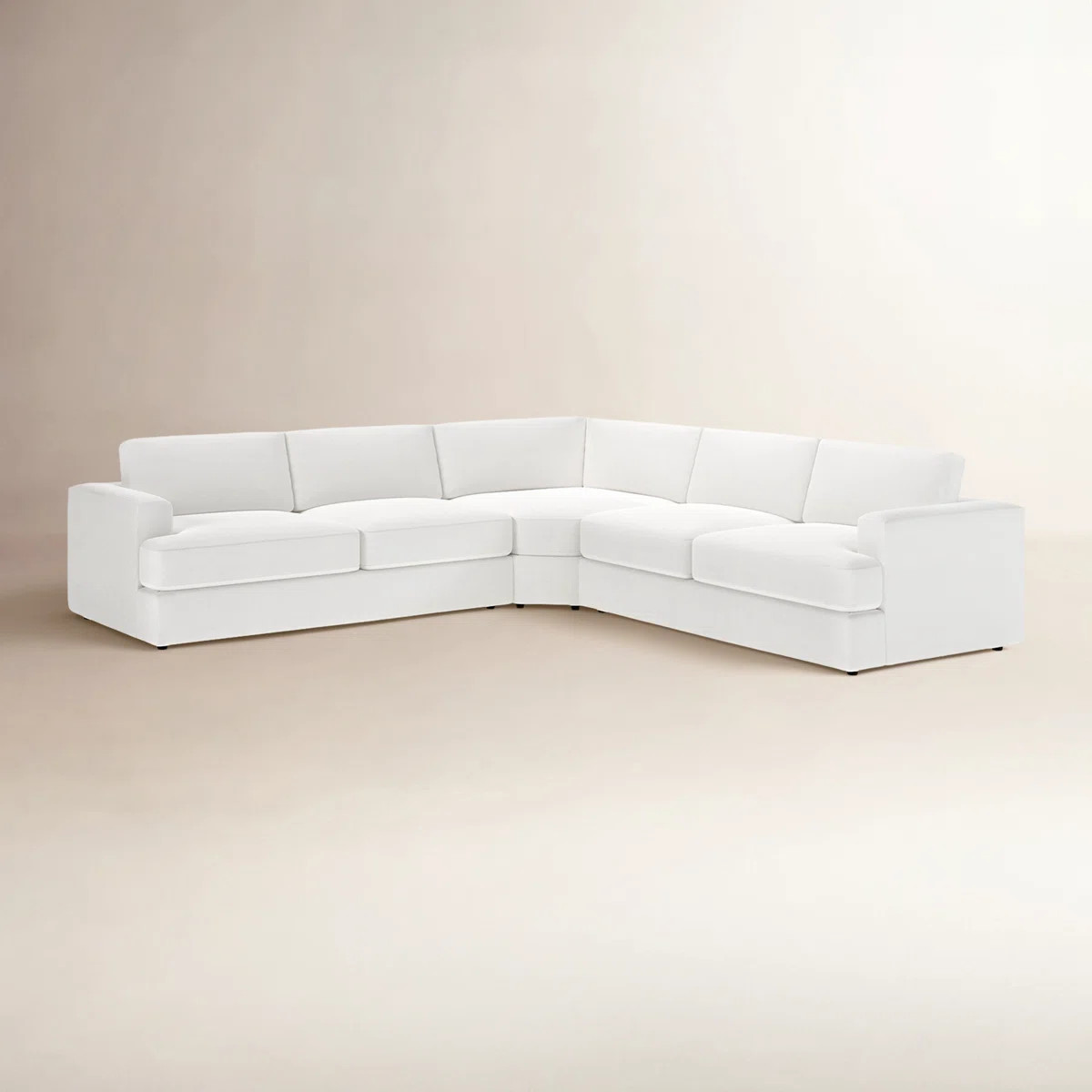 Cayden 3-Piece Upholstered Wedge Sectional | Wayfair North America