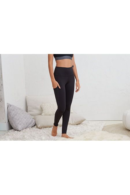 Aerie PLAY High Waisted Pocket Legging | American Eagle Outfitters (US & CA)