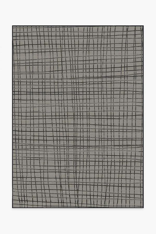 Modern Grid Grey Rug | Ruggable