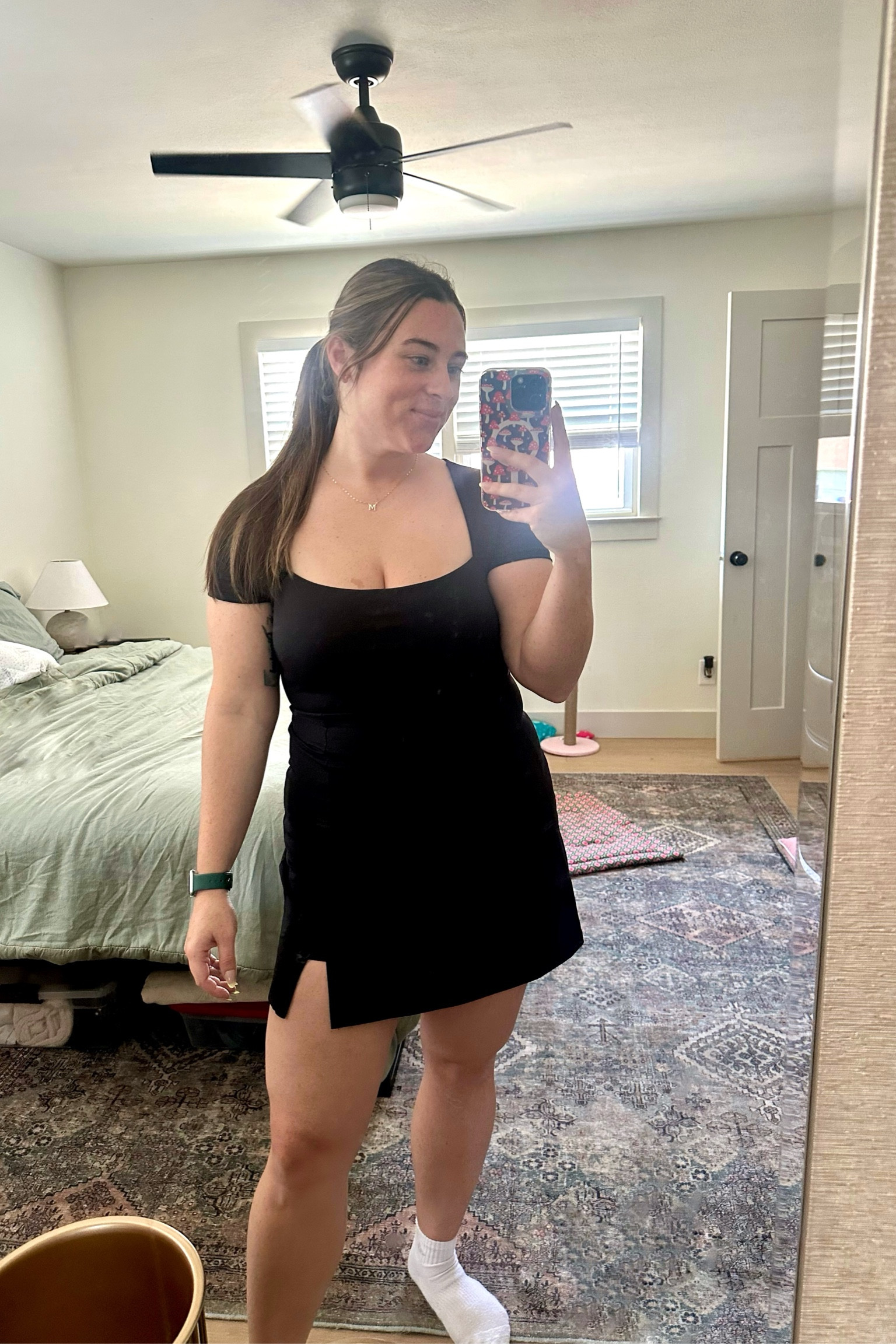 This dress is PERFECT for those that want the tennis dress look don’t like tank top style straps!

Wearing a size XL (5’5”, 190 lbs)

#LTKMidsize #LTKFindsUnder50 #LTKSaleAlert