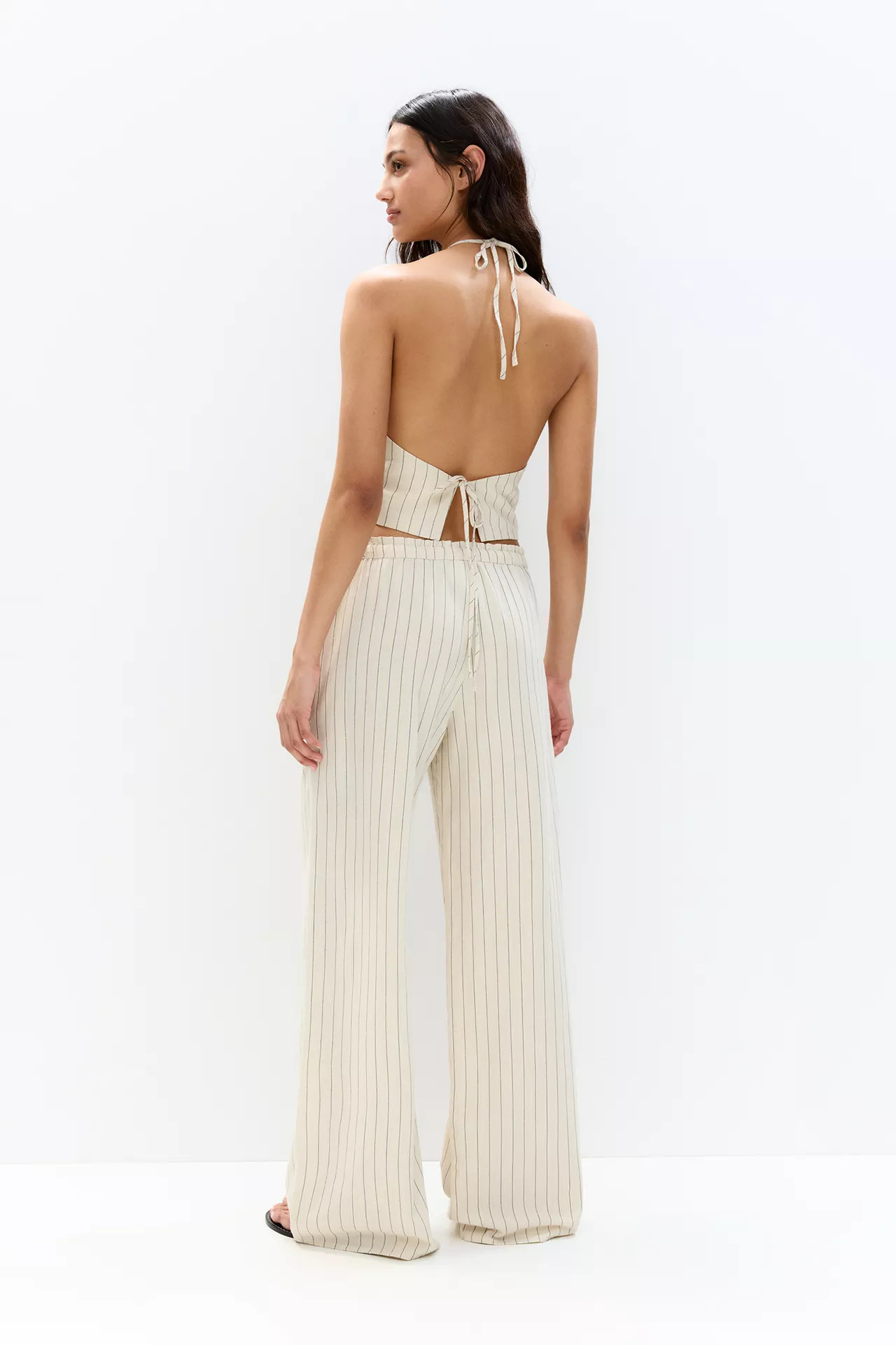 Striped rustic trousers | PULL and BEAR UK