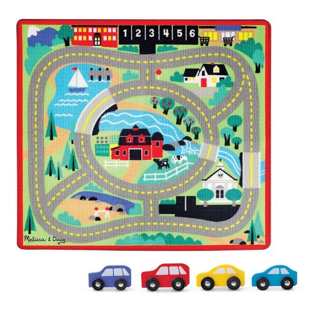 Melissa & Doug Round the Town Road Rug | Target