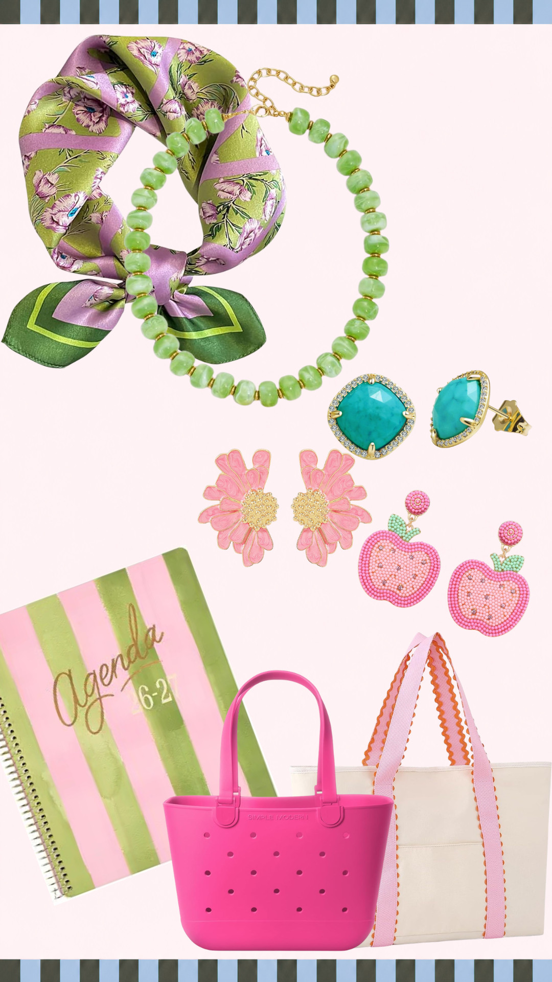 DON’T FORGET YOUR ACCESSORIES!
Colorful jewelry, scarves, and totes make every outfit more fun. A simple outfit and fun accessories is always so elevated and perfect for my teachers! 

 #LTKdayinmylife #LTKgrwm #LTKootd